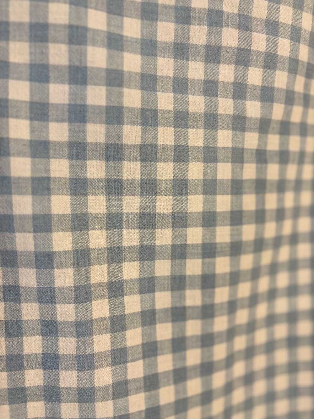 J. Crew Preppy Shirt Mens XLT Dresden Blue White Cotton Gingham Plaid Button - Picture 3 of 5